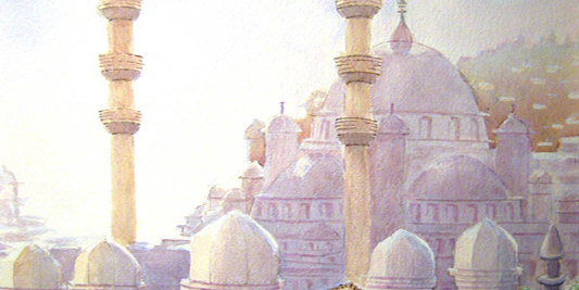 Istanbul à l'aquarelle par Kisa