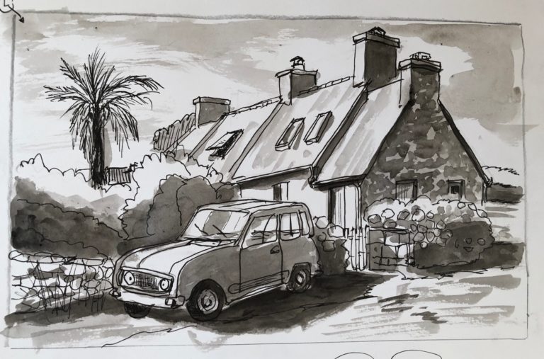 Travailler les tonalités à l&rsquo;encre de chine